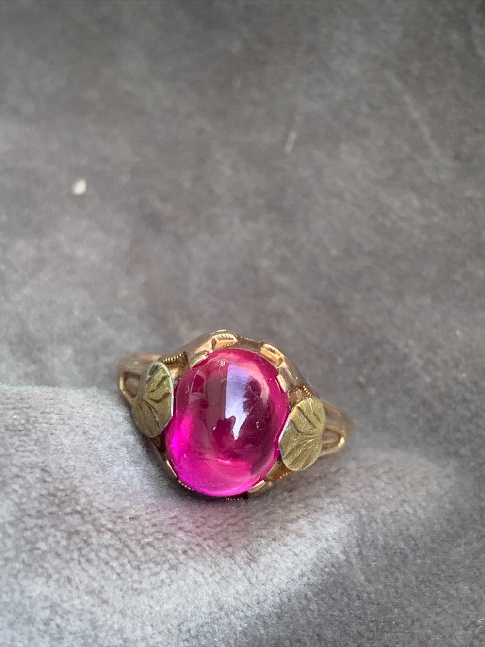 10k vintage ruby ring - Picture 5 of 11